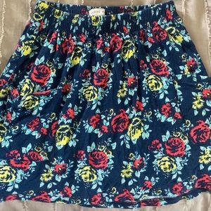 I Love H81 floral skirt